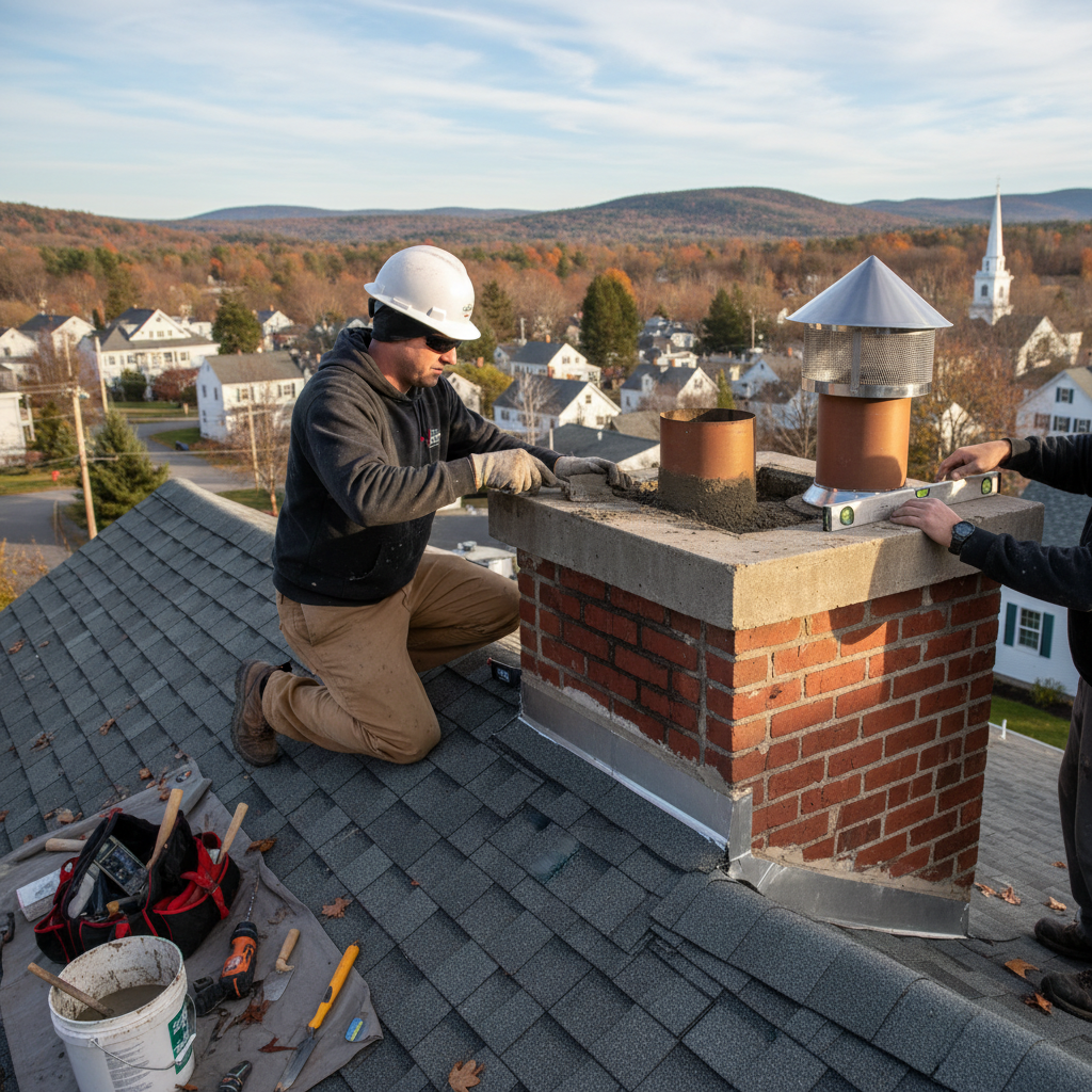 Chimney cap installation Boston